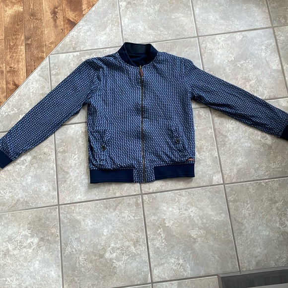 Ted Baker reversible 💯 cotton bomber small - Picture 2 of 14